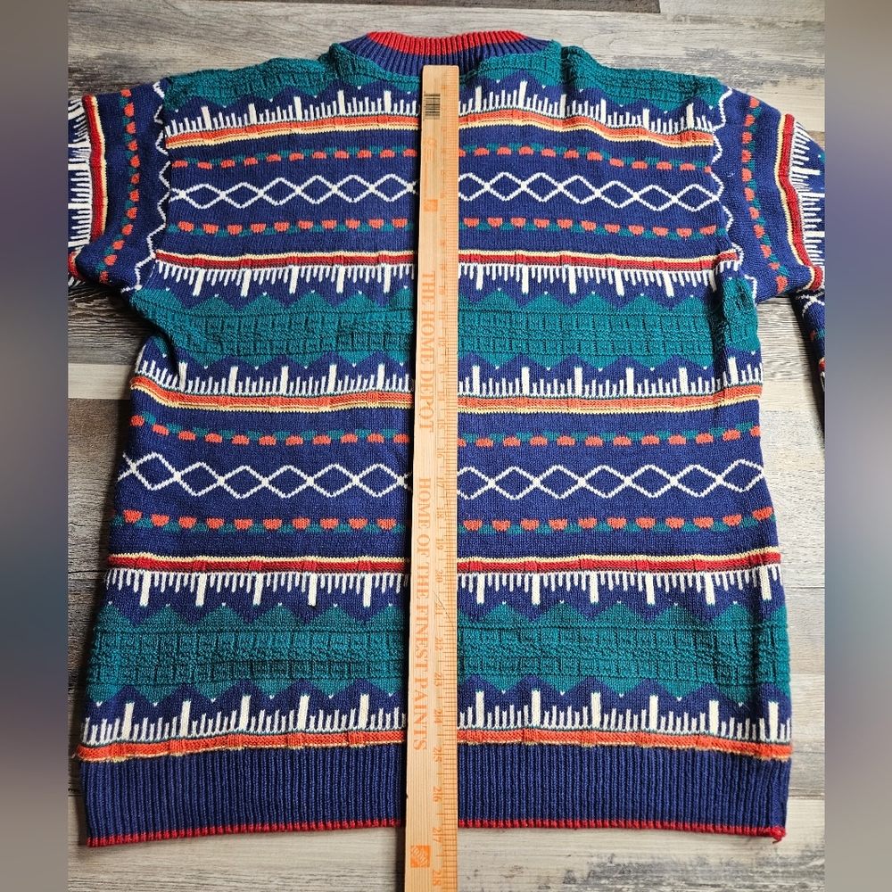 John Weitz Vintage Cotton Sweater Men's Medium Made In USA - Picture 7 of 10